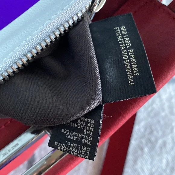 Auth Fendi red peekaboo iconic turn closure rigid leather top handle handbag - Picture 11 of 16